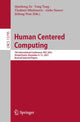 Book cover of: Human Centered Computing. By: Qiaohong Zu