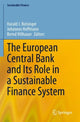 Book cover of: European Central Bank and Its Role in a Sustainable Finance System. By: Harald J. Bolsinger