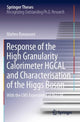 Book cover of: Response of the High Granularity Calorimeter HGCAL and Characterisation of the Higgs Boson. By: Matteo Bonanomi
