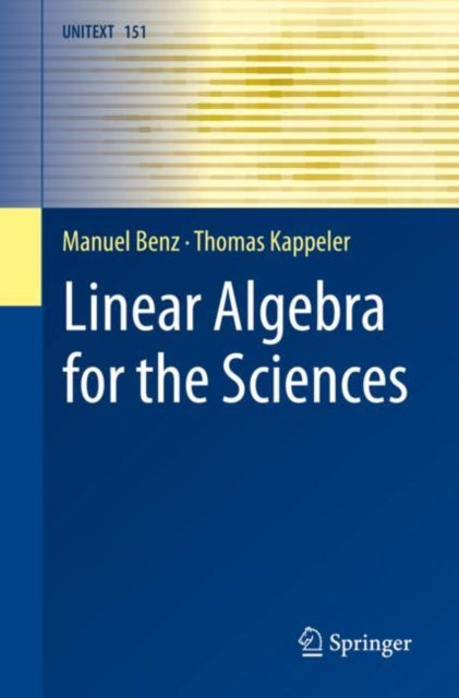 Book cover of: Linear Algebra for the Sciences. By: Manuel Benz
