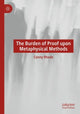 Book cover of: Burden of Proof upon Metaphysical Methods. By: Conny Rhode