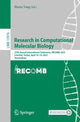 Book cover of: Research in Computational Molecular Biology. By: Haixu Tang