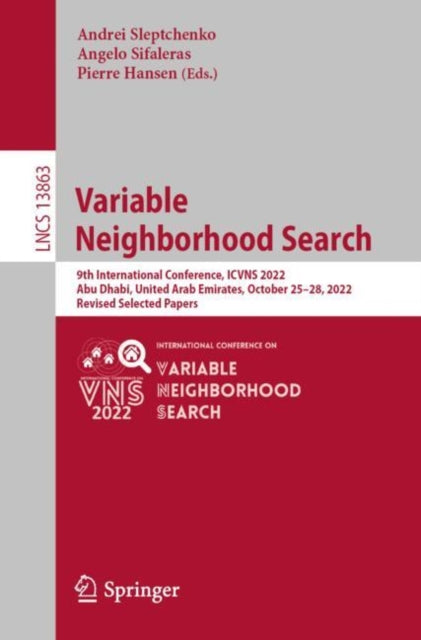 Book cover of: Variable Neighborhood Search. By: Andrei Sleptchenko