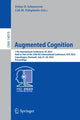 Book cover of: Augmented Cognition. By: Dylan D. Schmorrow