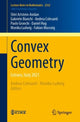 Book cover of: Convex Geometry. By: Shiri Artstein-Avidan