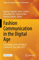 Book cover of: Fashion Communication in the Digital Age. By: Nadzeya Sabatini