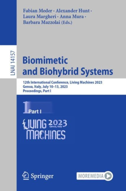 Book cover of: Biomimetic and Biohybrid Systems. By: Fabian Meder