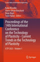 Book cover of: Proceedings of the 14th International Conference on the Technology of Plasticity - Current Trends in the Technology of Plasticity. By: Katia Mocellin