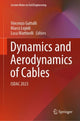 Book cover of: Dynamics and Aerodynamics of Cables. By: Vincenzo Gattulli