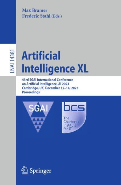 Book cover of: Artificial Intelligence XL. By: Max Bramer