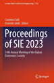 Book cover of: Proceedings of SIE 2023. By: Carmine Ciofi