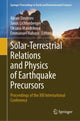 Book cover of: Solar-Terrestrial Relations and Physics of Earthquake Precursors. By: Alexei Dmitriev