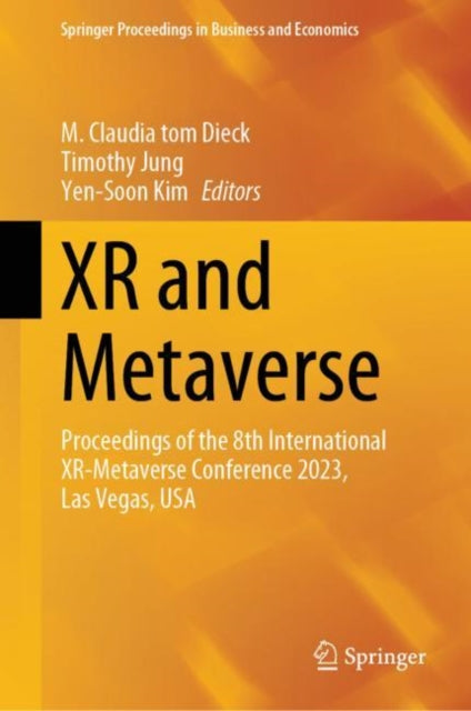 Book cover of: XR and Metaverse. By: M. Claudia tom Dieck