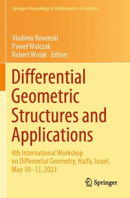 Book cover of: Differential Geometric Structures and Applications