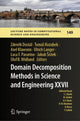 Book cover of: Domain Decomposition Methods in Science and Engineering XXVII. By: Zdeněk Dostál