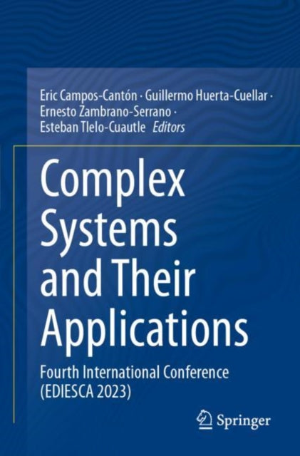 Book cover of: Complex Systems and Their Applications