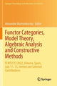 Book cover of: Functor Categories, Model Theory, Algebraic Analysis and Constructive Methods