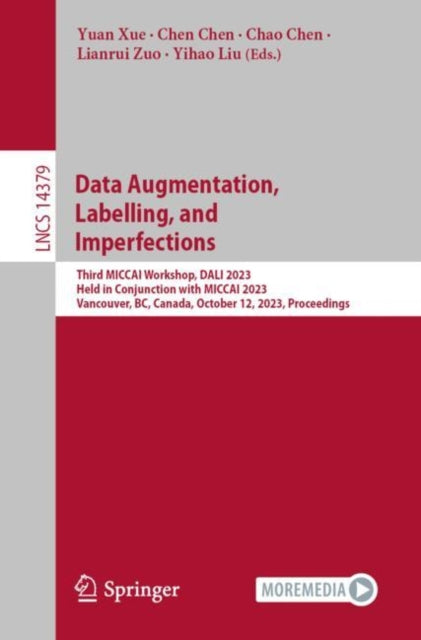 Book cover of: Data Augmentation, Labelling, and Imperfections. By: Yuan Xue