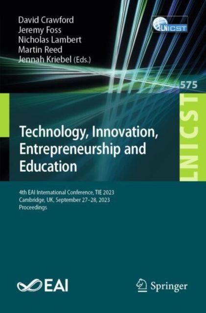 Book cover of: Technology, Innovation, Entrepreneurship and Education. By: David Crawford
