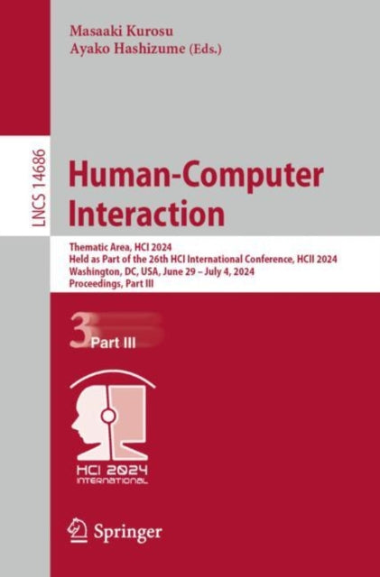 Book cover of: Human-Computer Interaction. By: Ayako Hashizume