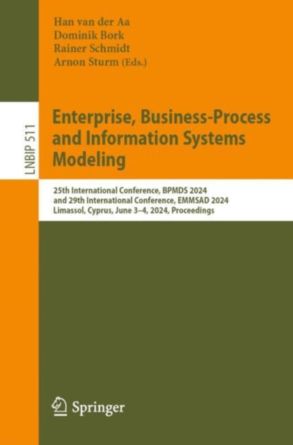 Book cover of: Enterprise, Business-Process and Information Systems Modeling
