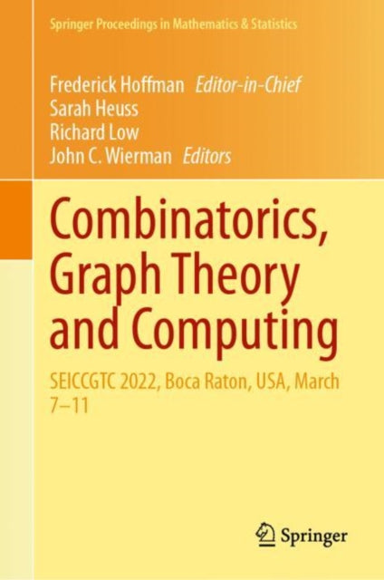 Book cover of: Combinatorics, Graph Theory and Computing. By: Frederick Hoffman