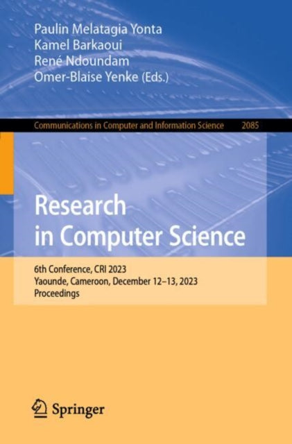 Book cover of: Research in Computer Science. By: Paulin Melatagia Yonta