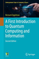 Book cover of: First Introduction to Quantum Computing and Information. By: Bernard Zygelman