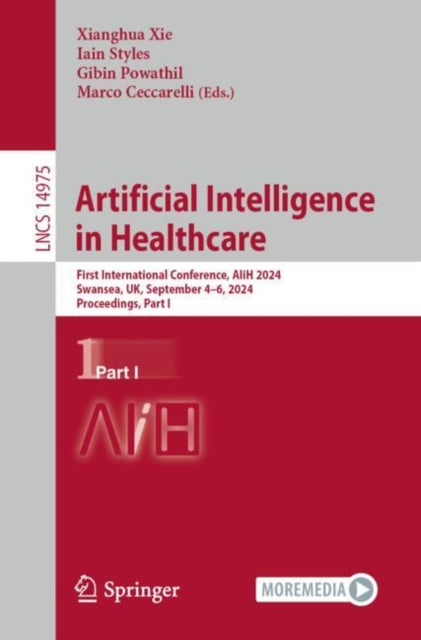 Book cover of: Artificial Intelligence in Healthcare. By: Xianghua Xie