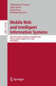Book cover of: Mobile Web and Intelligent Information Systems. By: Muhammad Younas