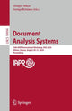 Book cover of: Document Analysis Systems. By: Giorgos Sfikas