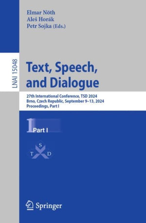 Text, Speech, and Dialogue
