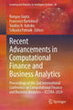 Book cover of: Recent Advancements in Computational Finance and Business Analytics. By: Rangan Gupta