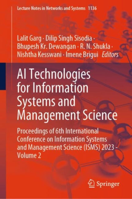 Book cover of: AI Technologies for Information Systems and Management Science. By: Lalit Garg