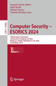 Book cover of: Computer Security – ESORICS 2024. By: Joaquin Garcia-Alfaro