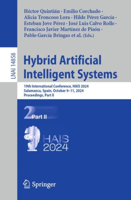 Book cover of: Hybrid Artificial Intelligent Systems. By: Héctor Quintián