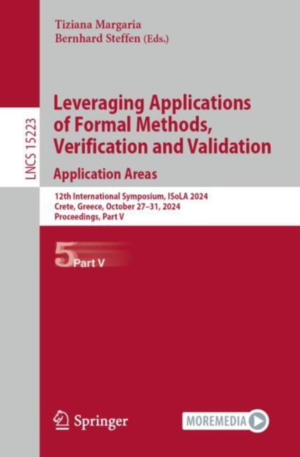 Book cover of: Leveraging Applications of Formal Methods, Verification and Validation. Application Areas
