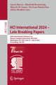 Book cover of: HCI International 2024 – Late Breaking Papers. By: Aaron Marcus