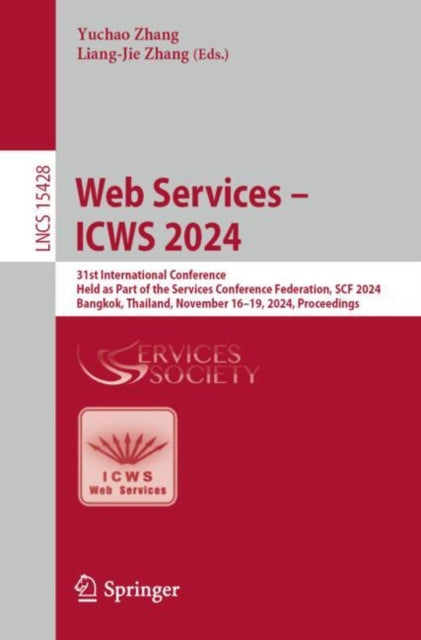 Book cover of: Web Services – ICWS 2024. By: Yuchao Zhang