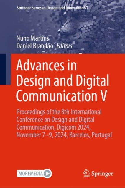 Book cover of: Advances in Design and Digital Communication V. By: Nuno Martins