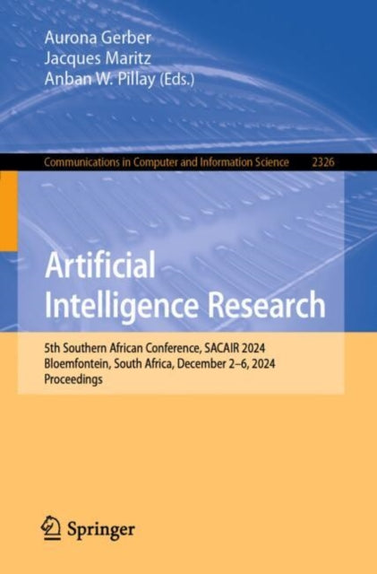 Book cover of: Artificial Intelligence Research. By: Aurona Gerber