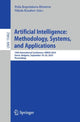 Book cover of: Artificial Intelligence: Methodology, Systems, and Applications