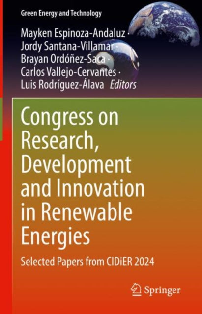 Book cover of: Congress on Research, Development and Innovation in Renewable Energies