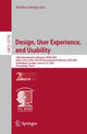 Book cover of: Design, User Experience, and Usability