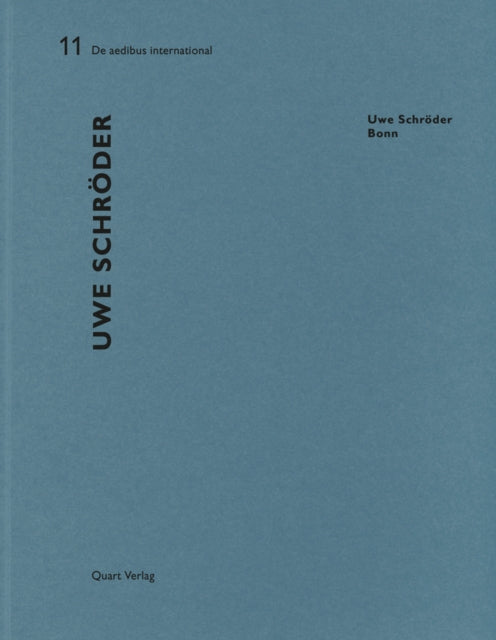 Book cover of: Uwe Schroder: De aedibus international
