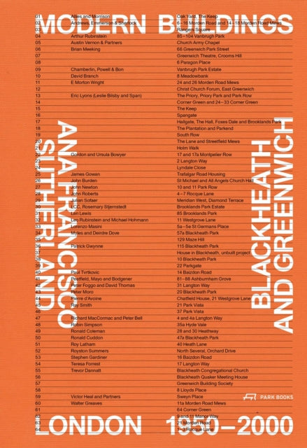 Book cover of: Modern Buildings in Blackheath and Greenwich. By: SUTHERLAND