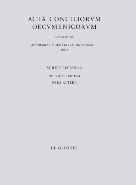 Book cover of: Concilii Actiones IV-V. By: Council of Nicaea (2nd 787)