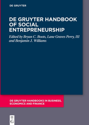 De Gruyter Handbook of Social Entrepreneurship