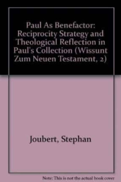 Book cover of: Paul as Benefactor