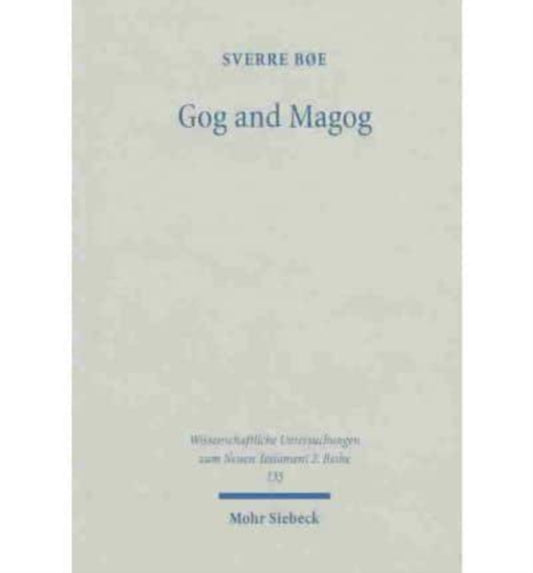 Book cover of: Gog and Magog. By: Sverre Boe
